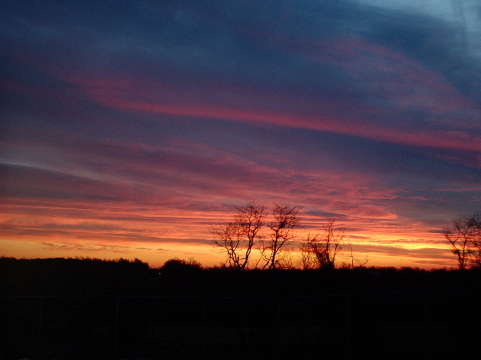 Aberdeen, MD: Aberdeen winter sunset