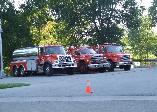 Eldorado, WI: this is a picture of the Eldorado fire trucks , it was taken on July 14th 2007
