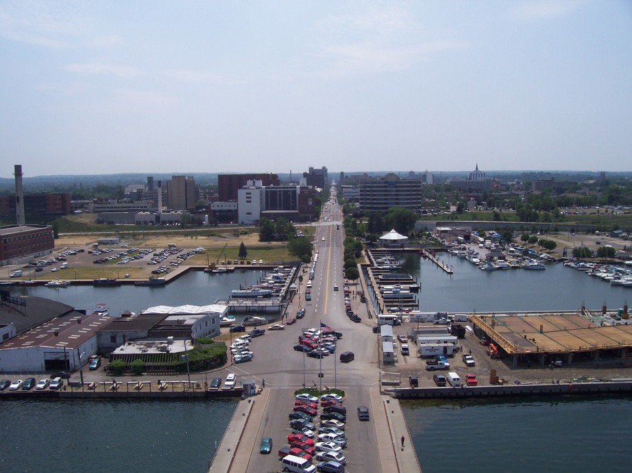 Erie, PA: Downtown Erie from the Bicentennial Tower