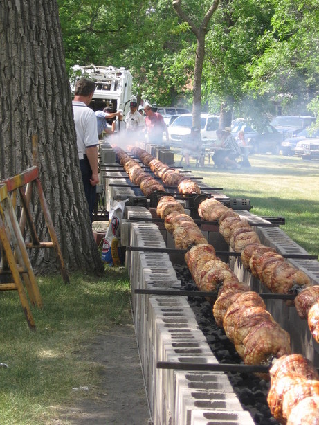 Aneta, ND: Turkey BBQ 2006