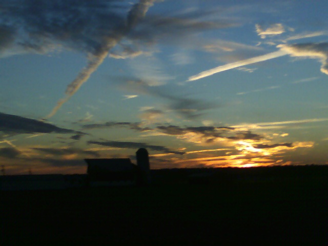 Pittsville, MD: Barn at Sunset