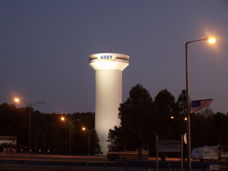 Millington, TN: Naval Support Activity Mid-South water tower