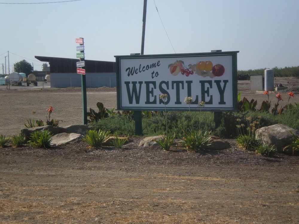 Westley, CA To Westley Sign photo, picture, image (California