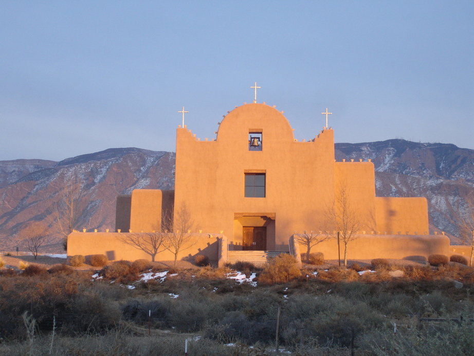 Pueblo of Sandia Village, NM: St. Anthony Catholic Church....Sandia Pueblo, New Mexico