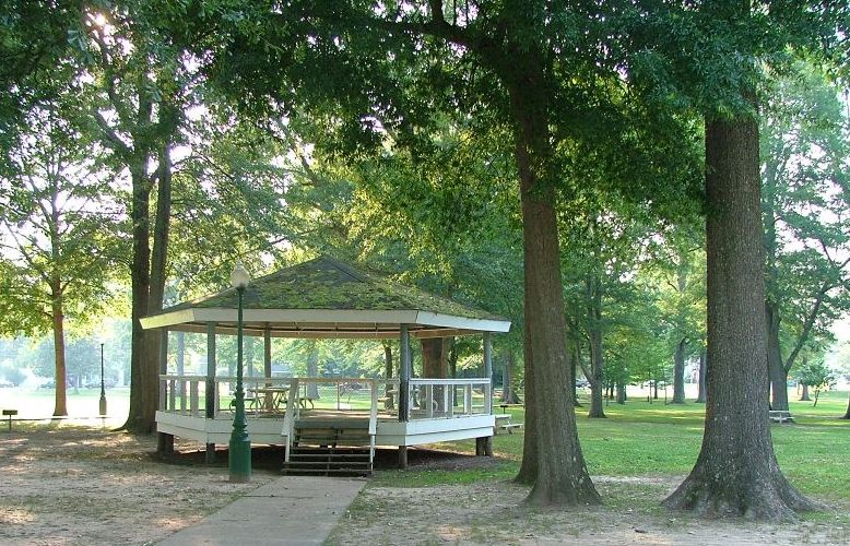 Iuka, MS Gazebo in Iuka's Mineral Springs Park photo, picture, image