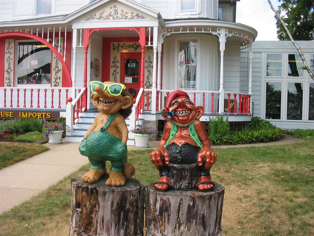 Mount Horeb, WI: The "Troll Capital of the World", Main Street is lined with trolls.