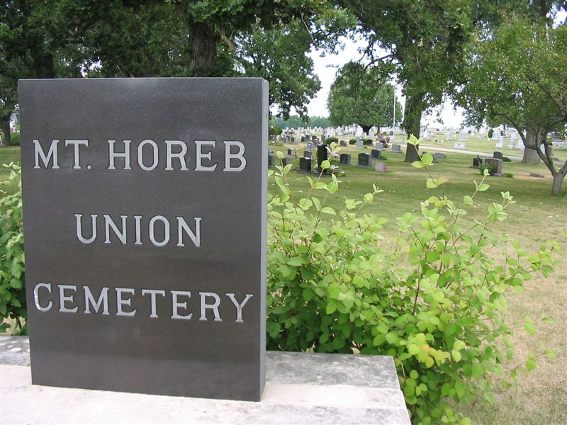 Mount Horeb, WI: Mount Horeb Union Cemetery