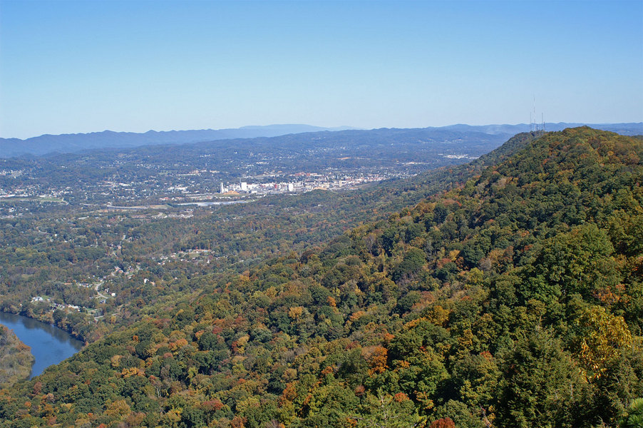 Kingsport, TN: Kingsport from Bays Mountain