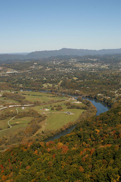 Kingsport, TN: Holston River from Bays Mountain