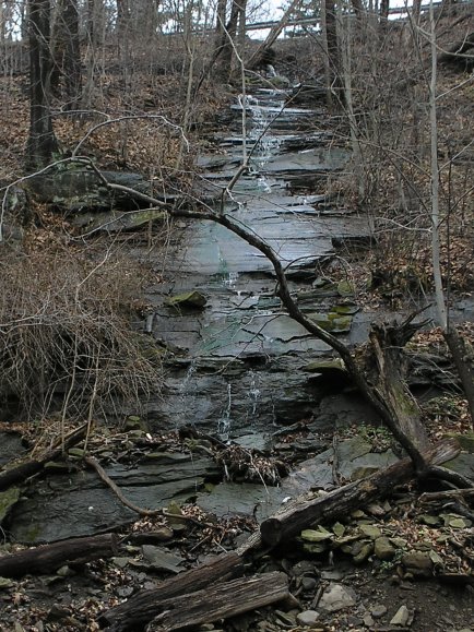 Saltsburg, PA: Falls along the Trail