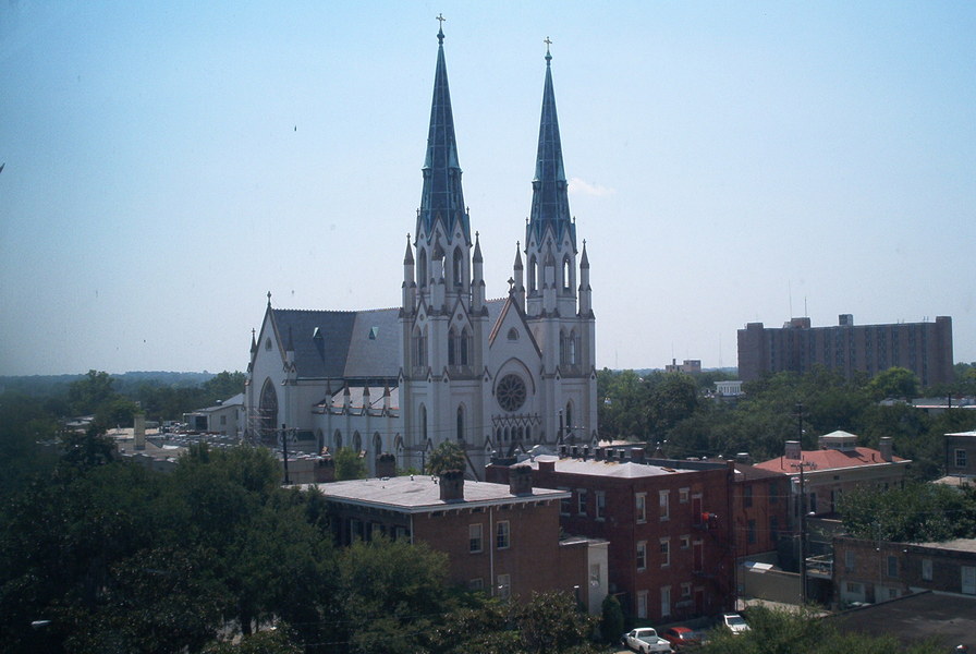 Savannah, GA: The veiw i had from my 7th floor apartment, and boy do i miss seeing that everyday