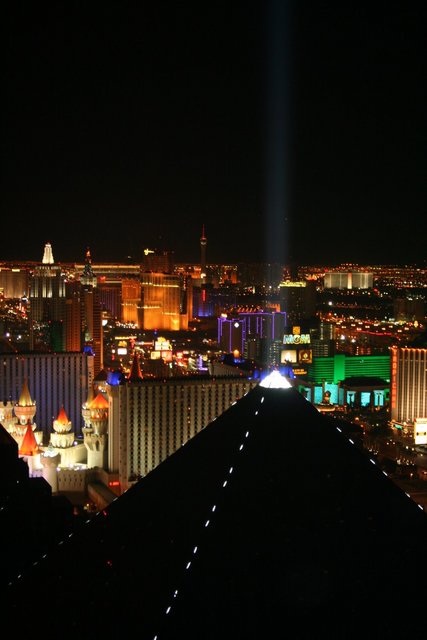 Las Vegas, NV: View of Las Vegas from The Mix