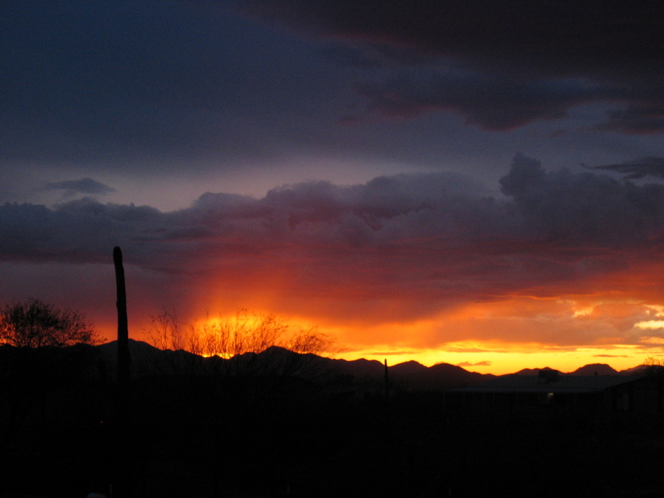 South Tucson, AZ: Sunrise from Picture Rocks