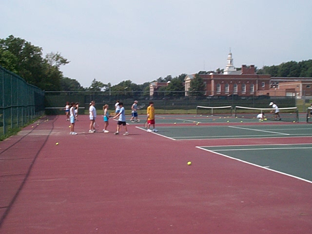 Goshen, NY: Tennis Courts by Middle School