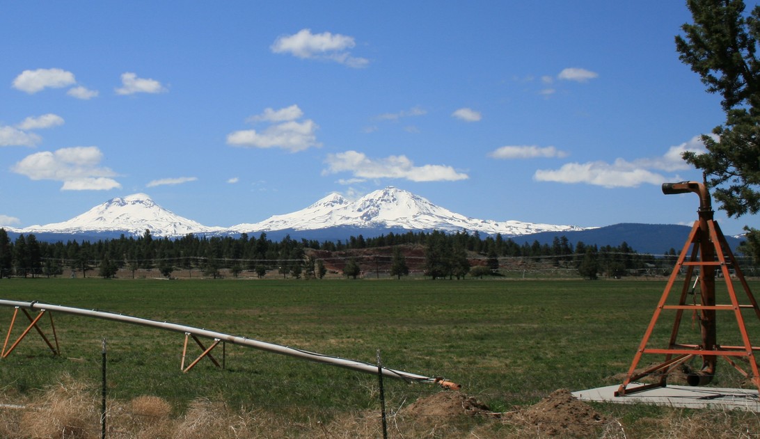 Tumalo, OR: The Three Sisters to the West...