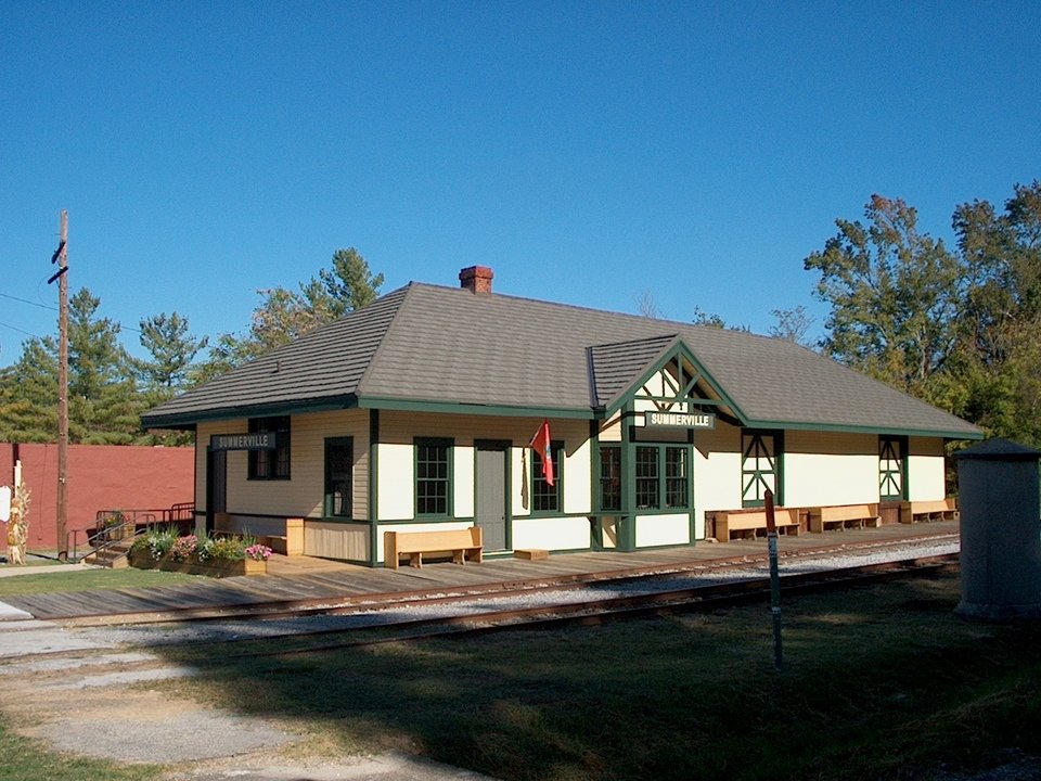 Summerville, GA: Restored historic Train Depot