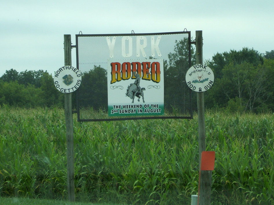 York, WI: York, WI town sign