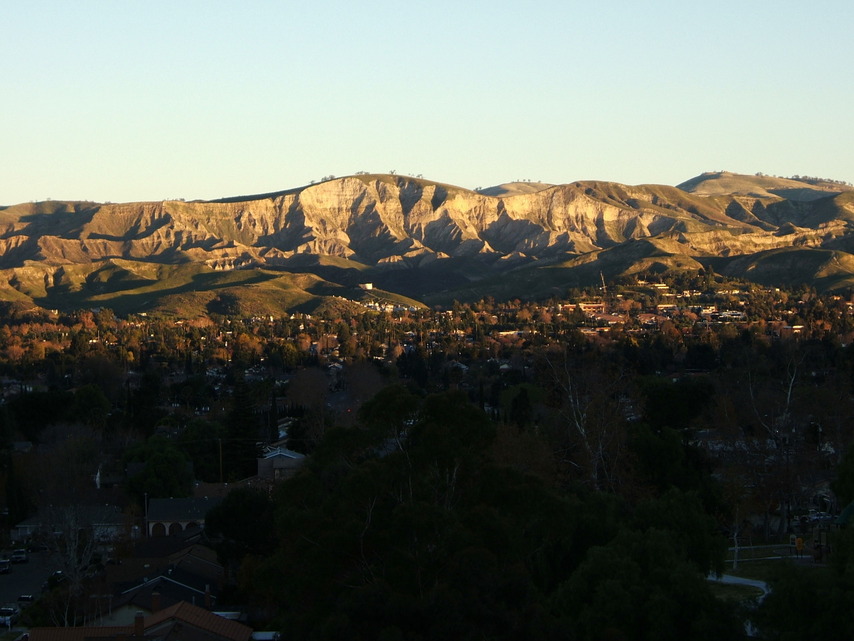 Simi Valley, CA: Sunrise on White Face, Simi Valley, California