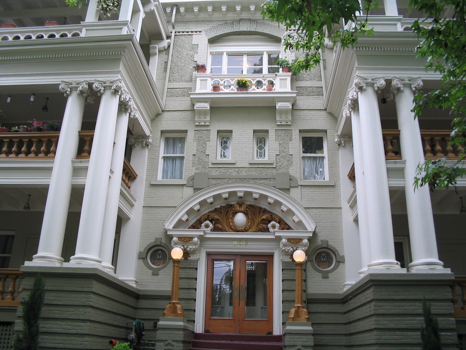Portland, OR Door of residence on NW 23rd Street photo, picture, image (Oregon) at