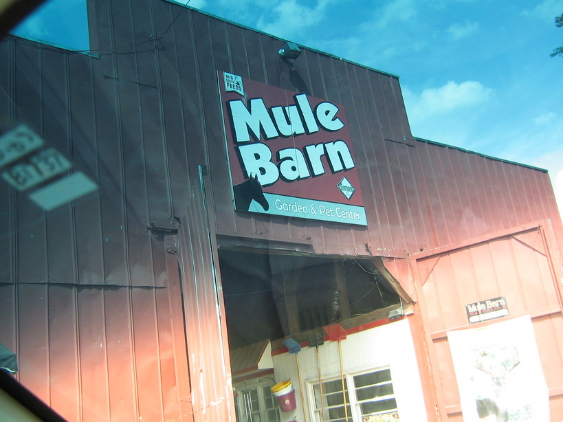 Lathemtown, GA: The world Famous Mule Barn