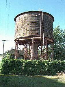 Grant, MI: Historic Wooden Water Tower