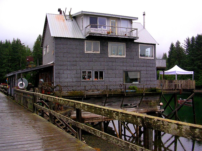 Seldovia, AK: The Seldovia Rowing Club, now a famous B&B on the historic boardwalk