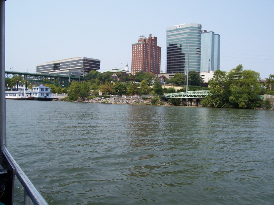 Knoxville, TN: Skyline from Lake Louden