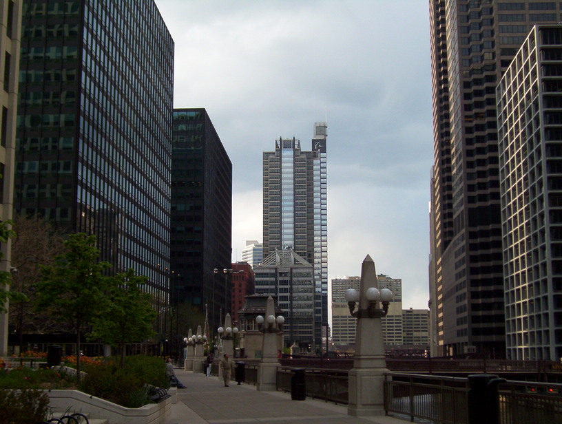 Chicago, IL: View of Boeing Office Building, Chicago