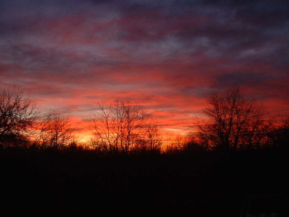 Moodus, CT: sunset