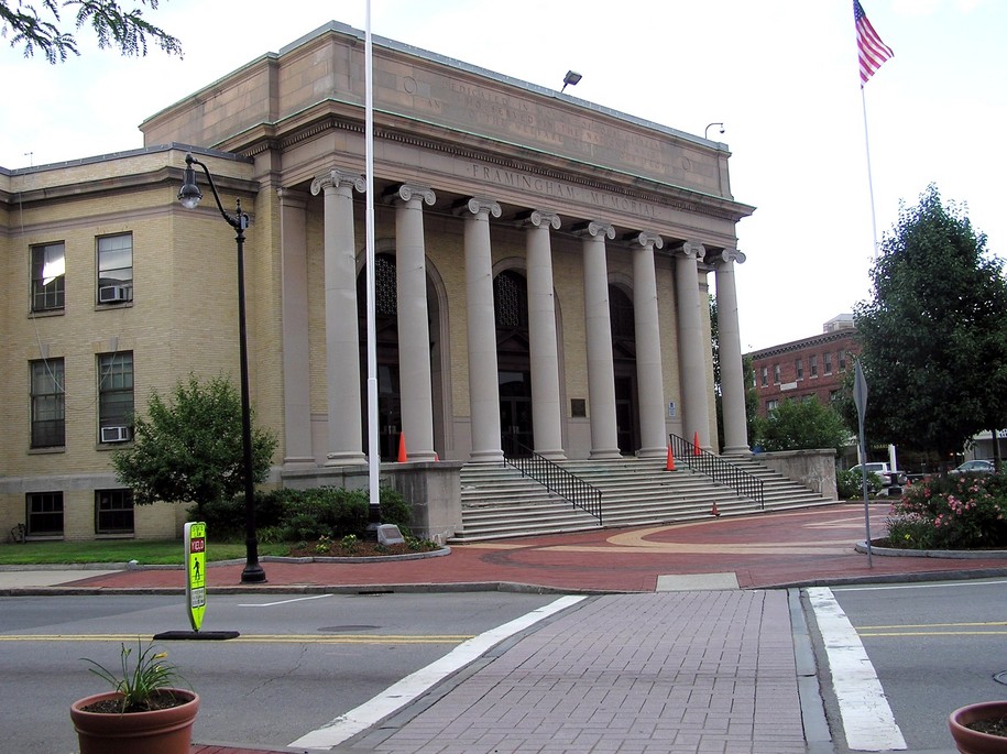 Framingham, MA: Memorial Building - Framingham Town Hall - 150 Concord St.