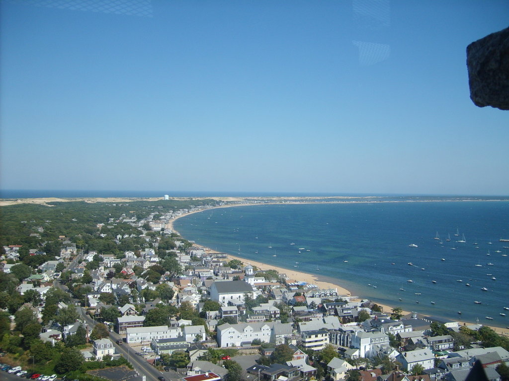 Provincetown, MA Photo of Provincetown & the Outer Cape from atop the