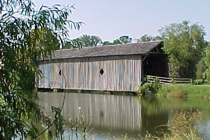 Livingston, AL: 1861 Covered Bridge at Livingston, AL