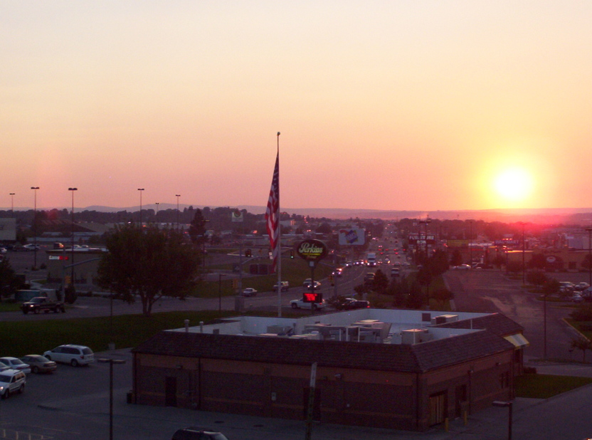 Casper, WY: 2nd St. @ Sunset