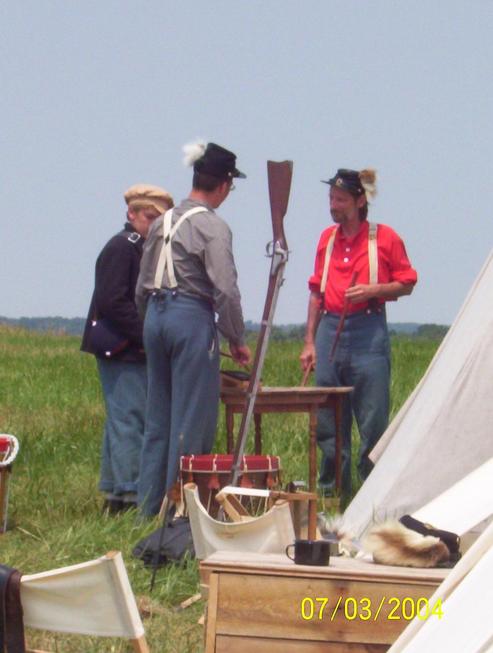 Gettysburg, PA: Gettysburg Reenactment, 2004