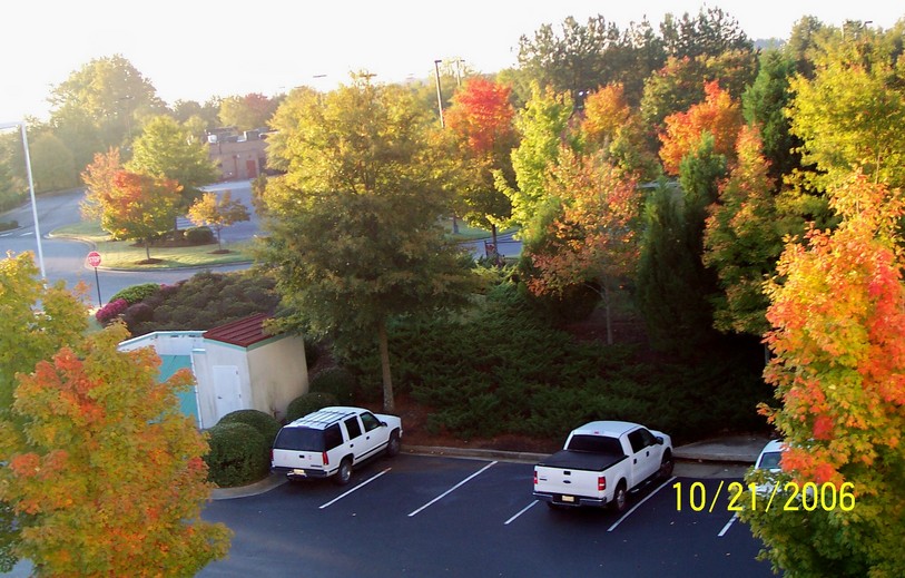 Roswell, GA: Parking Lot of La Quinta Inn in Roswell