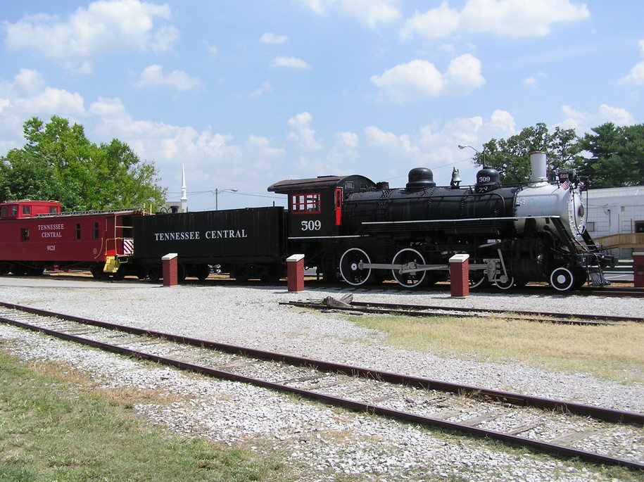 Cookeville, TN: Old locomotive at Railroad Museum