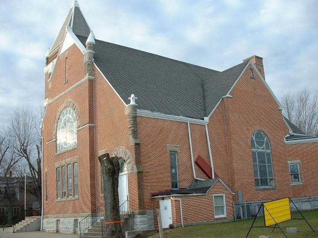Redkey, IN: Methodist Church In Redkey everyone graduated from
