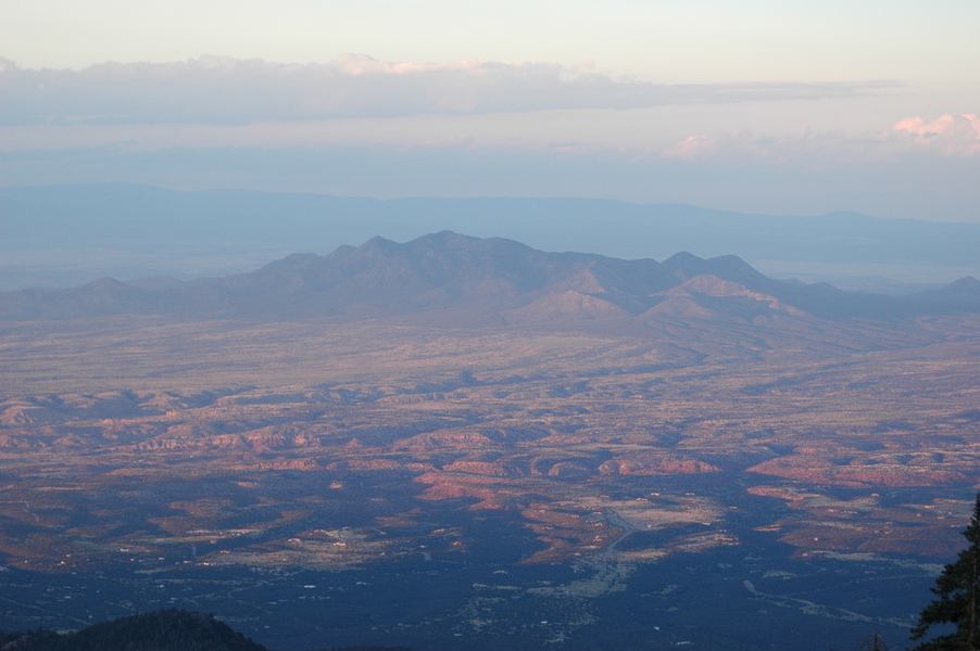 Albuquerque, NM: View to East from Sandia Peak - July