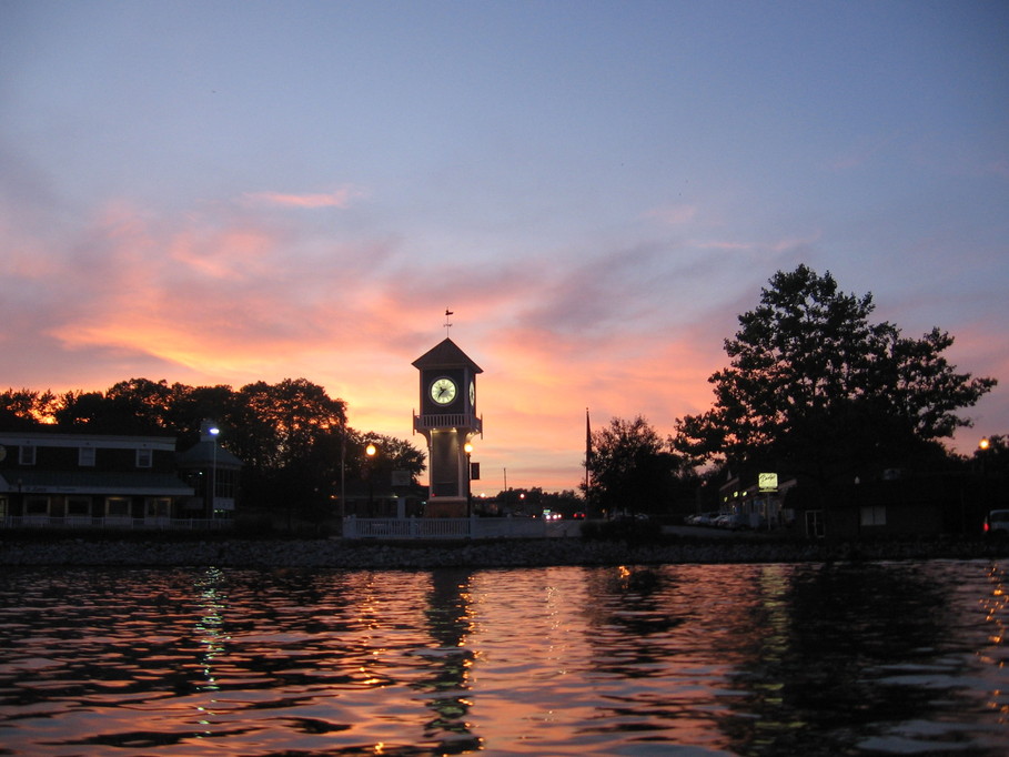 Portage Lakes, OH: Portage Lakes Clock Tower on 09/21/07