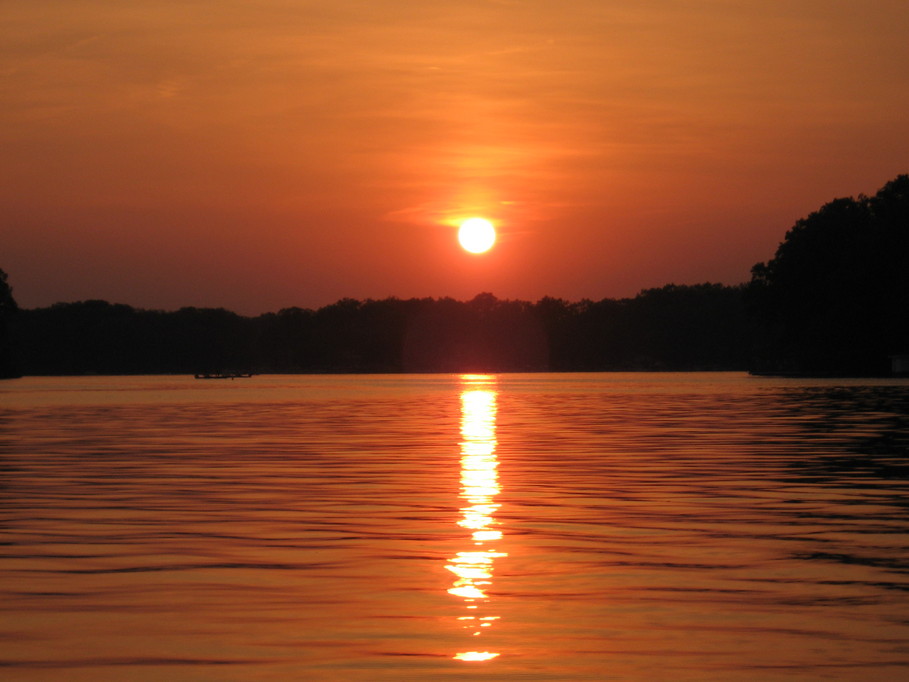 Portage Lakes, OH: Sunset on 05/22/07