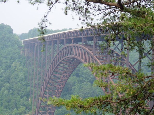 Fayetteville, WV : View of the beautiful New River Gorge Bridge photo ...