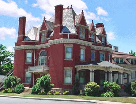 New Castle, PA: restored mansion, New Castle