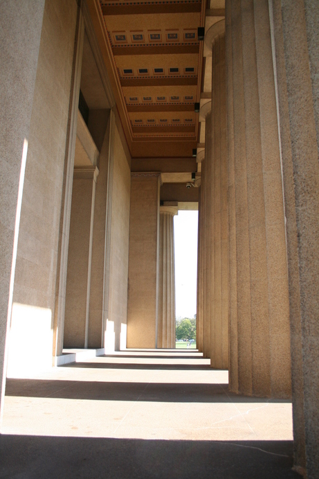 Nashville-Davidson, TN: Columns outside the Parthenon
