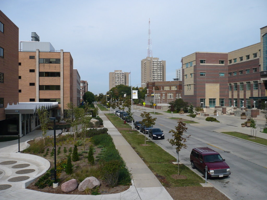 Milwaukee WI UW Milwaukee From North Maryland Avenue Photo Picture 
