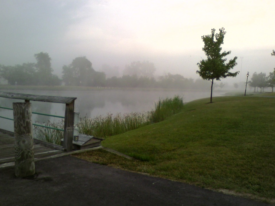 Canton, MI: Foggy Morning At Heritage Park