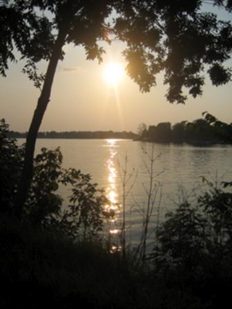 Nashua, IA: Cedar Lake Sunset
