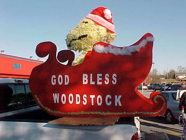 Woodstock, GA: Jaycees float in the 2004 Christmas Parade