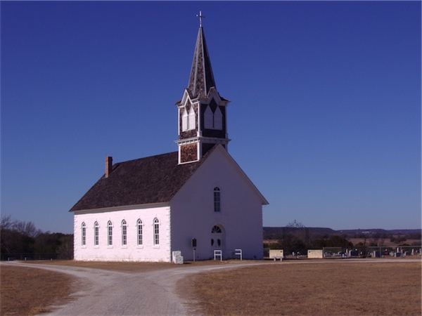 Cranfills Gap, TX: St. Olafs Kirke, near Cranfills Gap