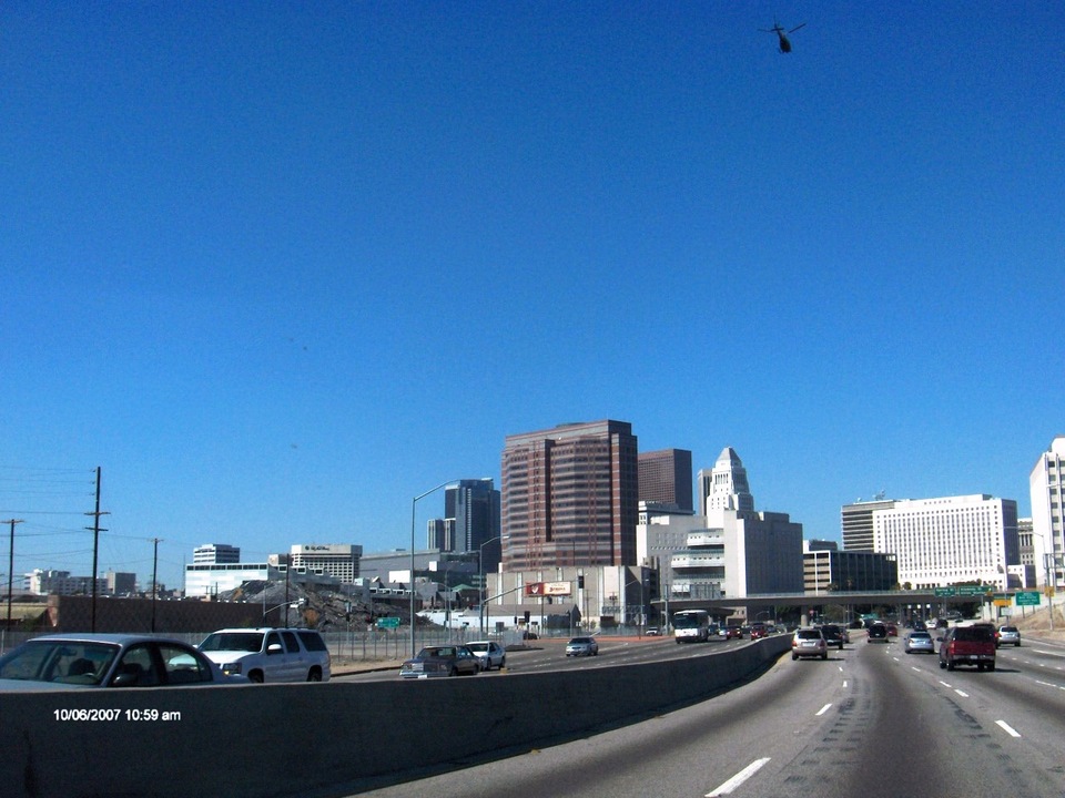 Los Angeles, CA: Approaching LA from the 101 West-bound