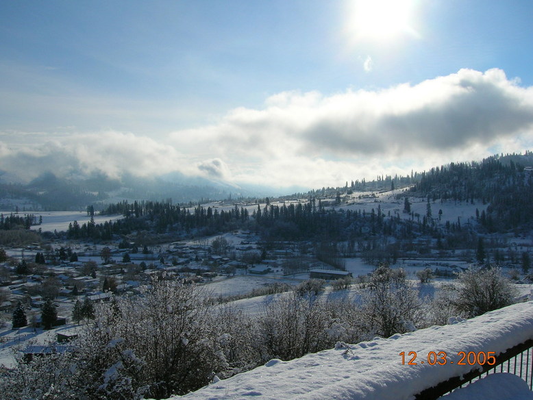 Kamiah, ID: Winter in the valley of Kamiah